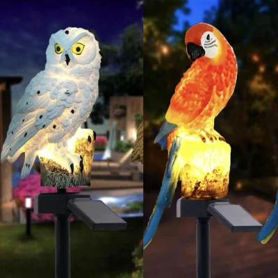 Solar Lamp Owl /Parrot