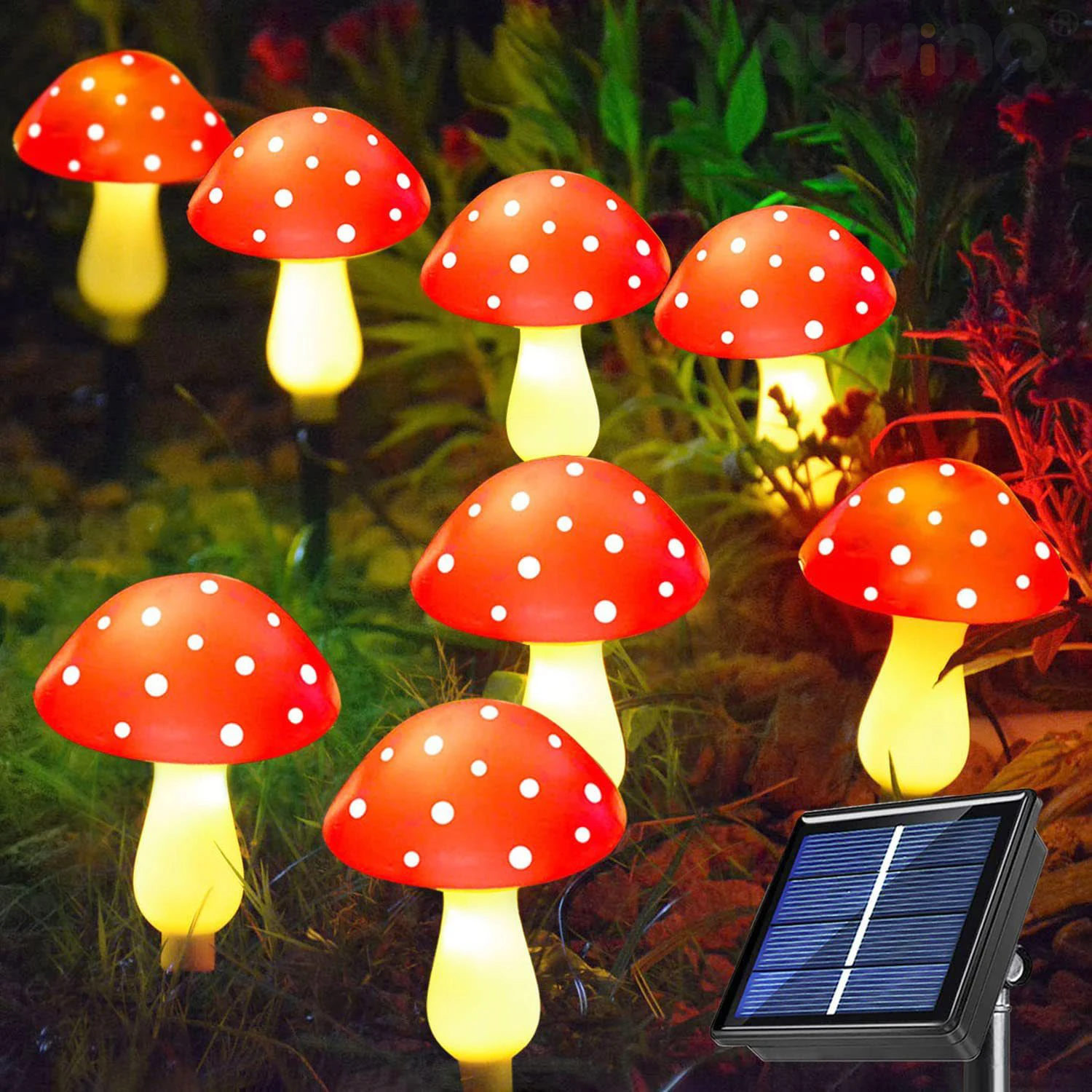 Solar Mushroom Fairy Light