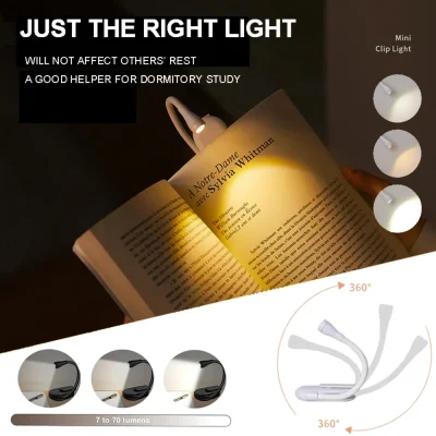 Book Lights Clip-On