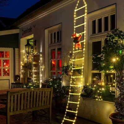 Santa Ladder Light